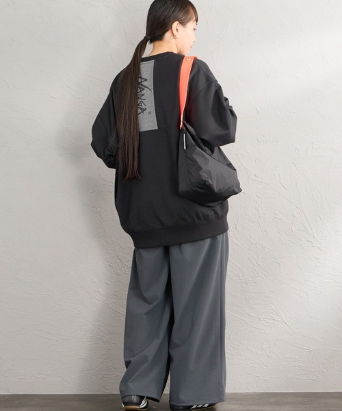NANGA（ナンガ）の「【WEB先行予約】[NANGA/ナンガ] 別注 バーティカルロゴスウェット（スウェット・レディース・ブラック/グレー・S/L/M）」の19枚目の写真