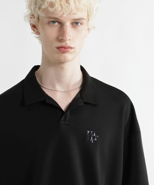 HARE（ハレ）の「【接触冷感】BONSAIバックプリントスキッパーカット(HARE)（Tシャツ/カットソー・メンズ・ブラック/ホワイト・FREE）」の2枚目の写真