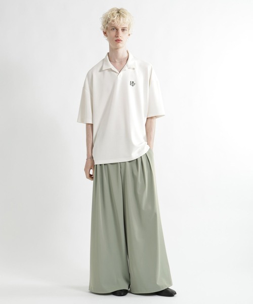 HARE（ハレ）の「【接触冷感】BONSAIバックプリントスキッパーカット(HARE)（Tシャツ/カットソー・メンズ・ブラック/ホワイト・FREE）」の3枚目の写真