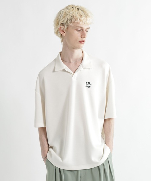HARE（ハレ）の「【接触冷感】BONSAIバックプリントスキッパーカット(HARE)（Tシャツ/カットソー・メンズ・ブラック/ホワイト・FREE）」の7枚目の写真