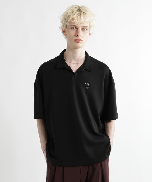 HARE（ハレ）の「【接触冷感】BONSAIバックプリントスキッパーカット(HARE)（Tシャツ/カットソー・メンズ・ブラック/ホワイト・FREE）」の9枚目の写真