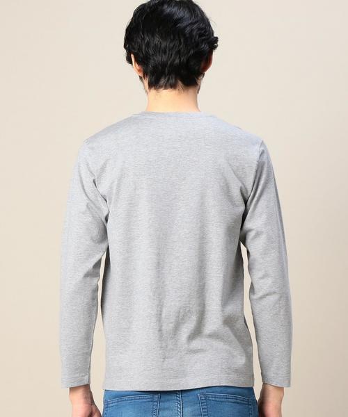 BEAUTY&YOUTH UNITED ARROWS(ビューティーアンドユースユナイテッドアローズ)の「BY ステーブル コットン ロングスリーブTEE MADE IN JAPAN◆(Tシャツ/カットソー・メンズ・ホワイト/グレー・LARGE/MEDIUM/SMALL)」の3枚目の写真