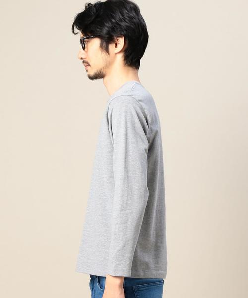 BEAUTY&YOUTH UNITED ARROWS(ビューティーアンドユースユナイテッドアローズ)の「BY ステーブル コットン ロングスリーブTEE MADE IN JAPAN◆(Tシャツ/カットソー・メンズ・ホワイト/グレー・LARGE/MEDIUM/SMALL)」の5枚目の写真