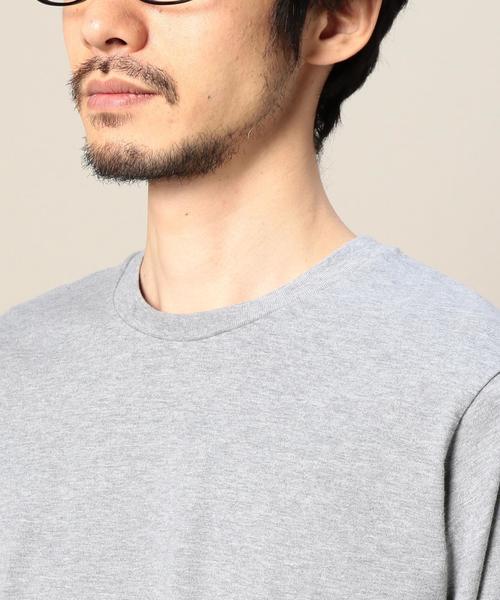 BEAUTY&YOUTH UNITED ARROWS(ビューティーアンドユースユナイテッドアローズ)の「BY ステーブル コットン ロングスリーブTEE MADE IN JAPAN◆(Tシャツ/カットソー・メンズ・ホワイト/グレー・LARGE/MEDIUM/SMALL)」の7枚目の写真
