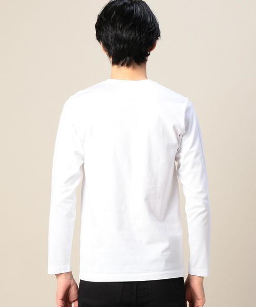 BEAUTY&YOUTH UNITED ARROWS(ビューティーアンドユースユナイテッドアローズ)の「BY ステーブル コットン ロングスリーブTEE MADE IN JAPAN◆(Tシャツ/カットソー・メンズ・ホワイト/グレー・LARGE/MEDIUM/SMALL)」の11枚目の写真