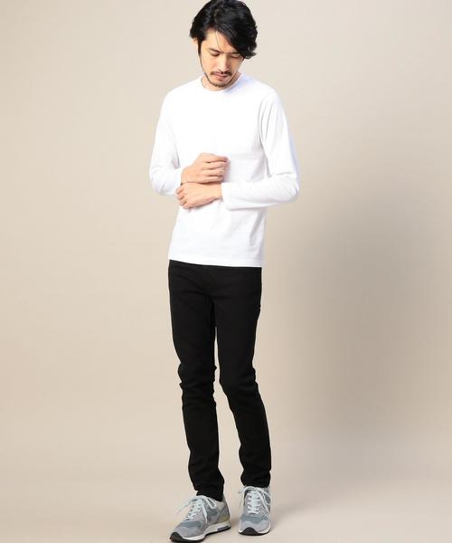 BEAUTY&YOUTH UNITED ARROWS(ビューティーアンドユースユナイテッドアローズ)の「BY ステーブル コットン ロングスリーブTEE MADE IN JAPAN◆(Tシャツ/カットソー・メンズ・ホワイト/グレー・LARGE/MEDIUM/SMALL)」の12枚目の写真