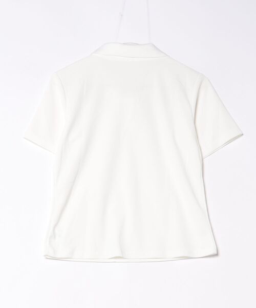 AsheKsha(アシクシャ)の「キュートなショート丈ポロシャツ(Tシャツ/カットソー・レディース・ホワイト・M)」の10枚目の写真