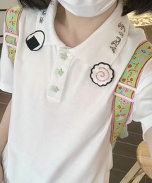 キュートなショート丈ポロシャツ
