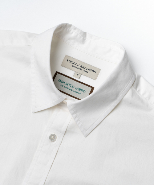 EDINBURGH CLUB（エディンバラクラブ）の「OVER FIT COTTON TWILL SHIRT [WHITE]（シャツ/ブラウス・メンズ・ホワイト・SMALL/MEDIUM/LARGE/X-LARGE）」の3枚目の写真