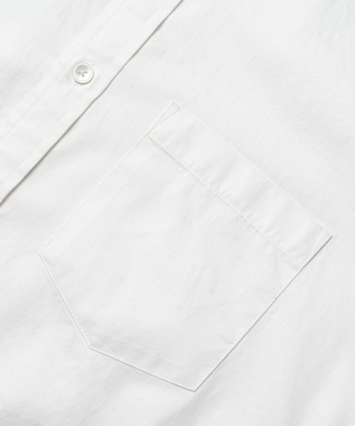 EDINBURGH CLUB（エディンバラクラブ）の「OVER FIT COTTON TWILL SHIRT [WHITE]（シャツ/ブラウス・メンズ・ホワイト・SMALL/MEDIUM/LARGE/X-LARGE）」の4枚目の写真