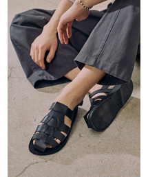 JERUSALEM SANDALS（エルサレム サンダル）の「1041 MICHAEL_BLACK (ミカエル)（サンダル）」