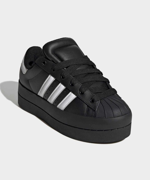 adidas(アディダス)の「スーパースター スタック / SUPERSTAR STACK / 厚底スニーカー / アディダスオリジナルス adidas Originals(スニーカー・レディース・ブラック・22.0cm/22.5cm/27.0cm/27.5cm/28.0cm/24.0cm/23.0cm/23.5cm/24.5cm/25.0cm/25.5cm/26.5cm/26.0cm)」の4枚目の写真
