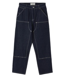 WALK IN PARIS Indigo Double Knee Carpenter Pants