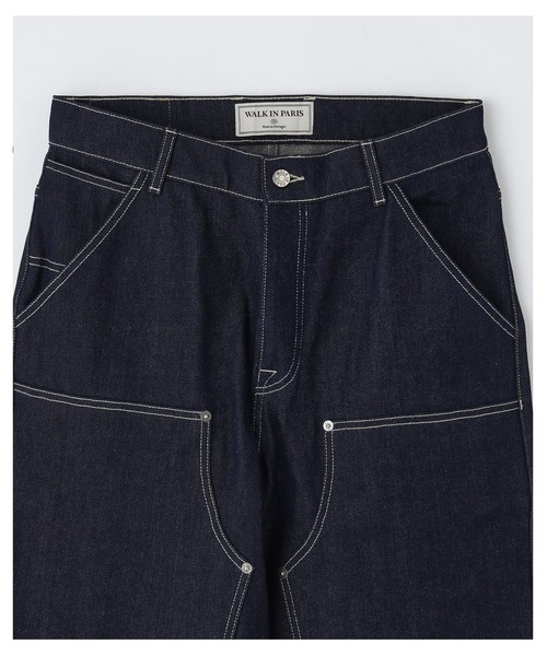 styles（スタイルス）の「WALK IN PARIS Indigo Double Knee Carpenter Pants（デニムパンツ・メンズ・ブルー・30inch）」の3枚目の写真