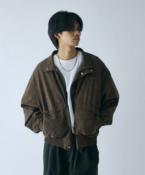 goocy(グーシー)の「ピーチレザースタンドブルゾン(ブルゾン・メンズ・ブラウン/ブラック・MEDIUM/LARGE)」の10枚目の写真