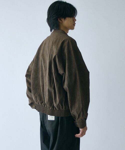 goocy(グーシー)の「ピーチレザースタンドブルゾン(ブルゾン・メンズ・ブラウン/ブラック・MEDIUM/LARGE)」の13枚目の写真
