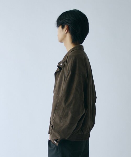 goocy(グーシー)の「ピーチレザースタンドブルゾン(ブルゾン・メンズ・ブラウン/ブラック・MEDIUM/LARGE)」の15枚目の写真