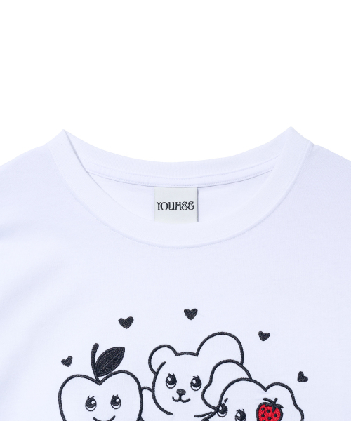 YOUHEE(ユヒ)の「YOUHEE CLUB GRAPHIC T-SHIRTS_WHITE(Tシャツ/カットソー・レディース・その他・FREE)」の4枚目の写真