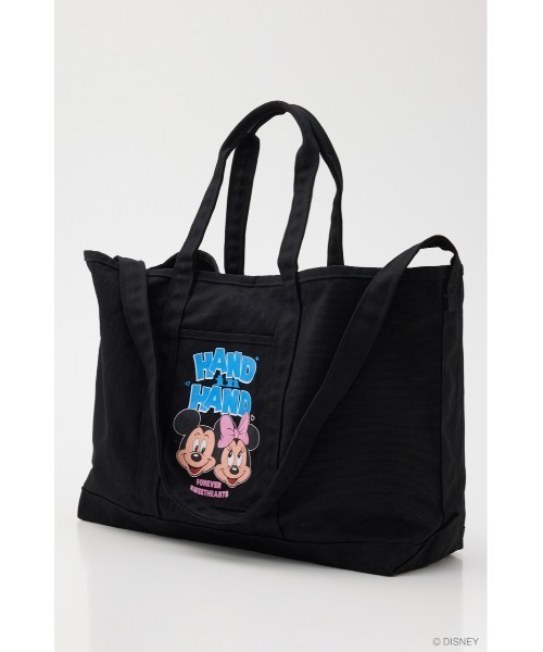 Disney SERIES CREATED by MUS(ディズニーシリーズクリエイテッドバイエムユーエス)の「MD (M&M) HEART 2WAY トートバッグ(トートバッグ・レディース・ブルー/ブラック・FREE)」の7枚目の写真