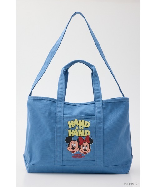 Disney SERIES CREATED by MUS(ディズニーシリーズクリエイテッドバイエムユーエス)の「MD (M&M) HEART 2WAY トートバッグ(トートバッグ・レディース・ブルー/ブラック・FREE)」の8枚目の写真