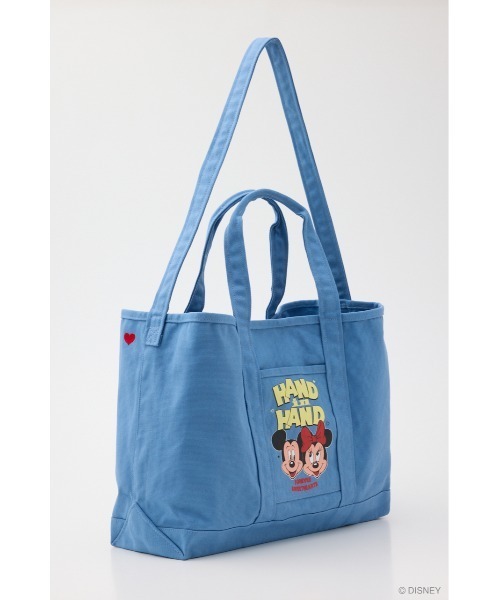 Disney SERIES CREATED by MUS(ディズニーシリーズクリエイテッドバイエムユーエス)の「MD (M&M) HEART 2WAY トートバッグ(トートバッグ・レディース・ブルー/ブラック・FREE)」の10枚目の写真