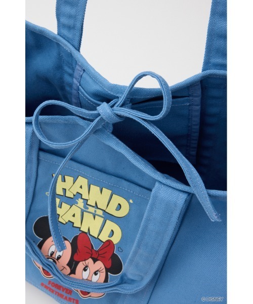 Disney SERIES CREATED by MUS(ディズニーシリーズクリエイテッドバイエムユーエス)の「MD (M&M) HEART 2WAY トートバッグ(トートバッグ・レディース・ブルー/ブラック・FREE)」の13枚目の写真