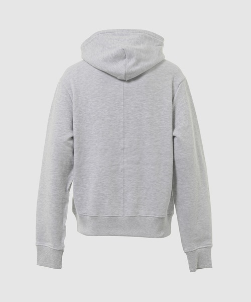 entire studios（エンタイアスタジオ）の「SLIM ZIP UP（パーカー・メンズ・ヘザーグレー・L）」の2枚目の写真