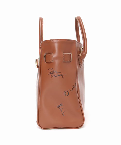 FRAMeWORK(フレームワーク)の「YOUNG&OLSEN 別注KIBITZ MAIL BAG(ショルダーバッグ・レディース・ブラウン/ブラック・FREE)」の12枚目の写真