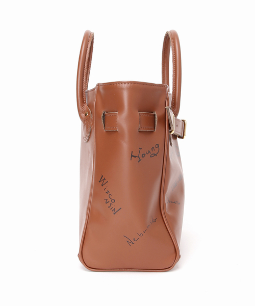 FRAMeWORK(フレームワーク)の「YOUNG&OLSEN 別注KIBITZ MAIL BAG(ショルダーバッグ・レディース・ブラウン/ブラック・FREE)」の14枚目の写真