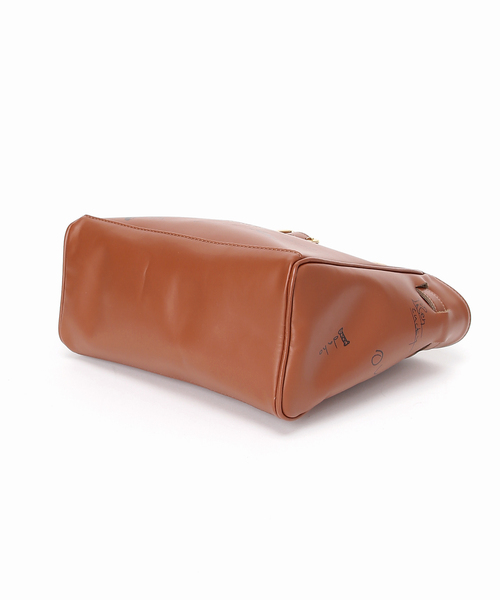 FRAMeWORK(フレームワーク)の「YOUNG&OLSEN 別注KIBITZ MAIL BAG(ショルダーバッグ・レディース・ブラウン/ブラック・FREE)」の15枚目の写真
