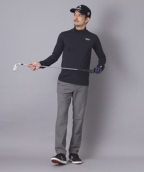 adabat（アダバット）の「【ADABAT NAVY】ワンポイントロゴモックT（Tシャツ/カットソー・メンズ・ブルー系その他/ホワイト・46/48/50/52）」の10枚目の写真