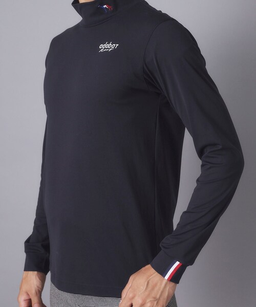 adabat（アダバット）の「【ADABAT NAVY】ワンポイントロゴモックT（Tシャツ/カットソー・メンズ・ブルー系その他/ホワイト・46/48/50/52）」の17枚目の写真