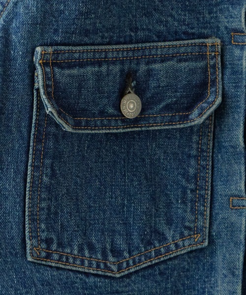 orSlow(オアスロウ)の「orSlow / TYPE2 1950'S DENIM JACKET USED WASH / 01-6002-84 夏服(デニムジャケット・メンズ・ブルー・2)」の5枚目の写真