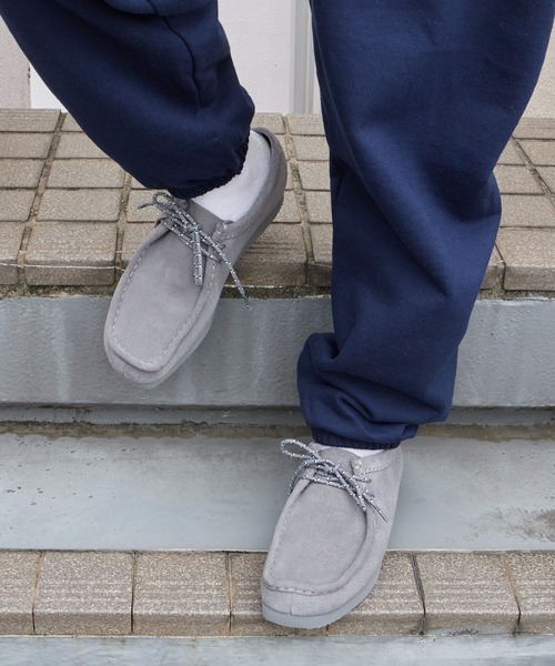 Clarks（クラークス）の「Clarks/クラークス Wallabee Lite Cola Suede ワラビー ライト ヒートエンボス スエード アウトドア メンズ 2026年秋冬（ブーツ・メンズ・ブラウン/グレー・8/8.5/7.5）」の17枚目の写真