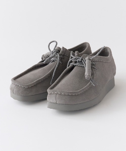 Clarks（クラークス）の「Clarks/クラークス Wallabee Lite Cola Suede ワラビー ライト ヒートエンボス スエード アウトドア メンズ 2026年秋冬（ブーツ・メンズ・ブラウン/グレー・8/8.5/7.5）」の21枚目の写真