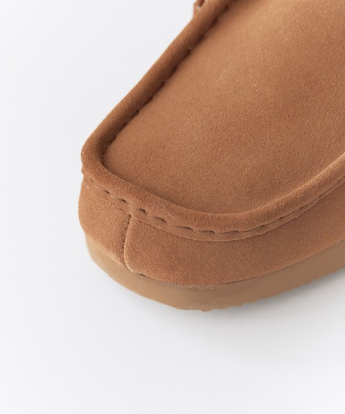 Clarks（クラークス）の「Clarks/クラークス Wallabee Lite Cola Suede ワラビー ライト ヒートエンボス スエード アウトドア メンズ 2026年秋冬（ブーツ・メンズ・ブラウン/グレー・8/8.5/7.5）」の15枚目の写真