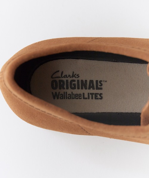 Clarks（クラークス）の「Clarks/クラークス Wallabee Lite Cola Suede ワラビー ライト ヒートエンボス スエード アウトドア メンズ 2026年秋冬（ブーツ・メンズ・ブラウン/グレー・8/8.5/7.5）」の12枚目の写真