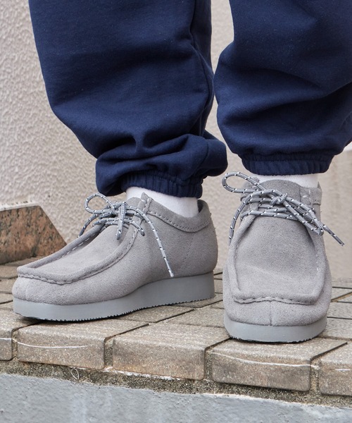 Clarks（クラークス）の「Clarks/クラークス Wallabee Lite Cola Suede ワラビー ライト ヒートエンボス スエード アウトドア メンズ 2026年秋冬（ブーツ・メンズ・ブラウン/グレー・8/8.5/7.5）」の20枚目の写真