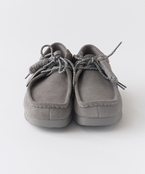 Clarks（クラークス）の「Clarks/クラークス Wallabee Lite Cola Suede ワラビー ライト ヒートエンボス スエード アウトドア メンズ 2026年秋冬（ブーツ・メンズ・ブラウン/グレー・8/8.5/7.5）」の22枚目の写真