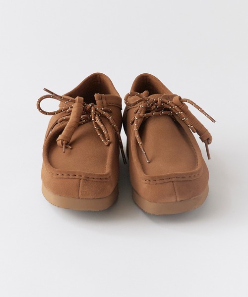 Clarks（クラークス）の「Clarks/クラークス Wallabee Lite Cola Suede ワラビー ライト ヒートエンボス スエード アウトドア メンズ 2026年秋冬（ブーツ・メンズ・ブラウン/グレー・8/8.5/7.5）」の5枚目の写真