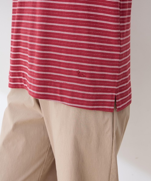 DECOY SINCE 1981(デコイシンスイチキュウハチイチ)の「ラメボーダー7分袖Tシャツ(Tシャツ/カットソー・レディース・ネイビー/レッド・M/L)」の13枚目の写真