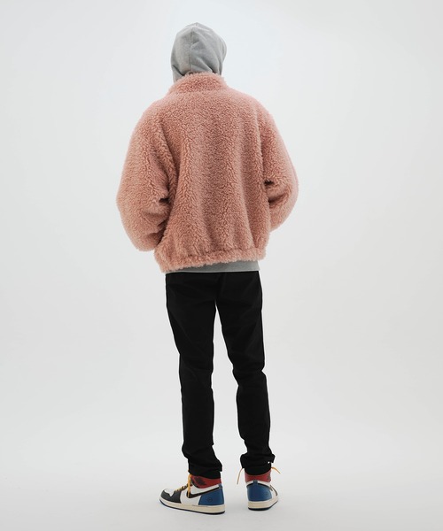 NOISE MAKER(ノイズメーカー)の「《ユニセックス》オーバーサイズボアブルゾン(ブルゾン・メンズ・ピンク・MEDIUM/LARGE/X-LARGE)」の3枚目の写真