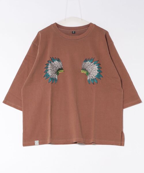 チャイハネ(チャイハネ)の「【チャイハネ】ピグネイメンズTシャツ(Tシャツ/カットソー・メンズ・ホワイト/カーキ/ブラウン・FREE)」の3枚目の写真