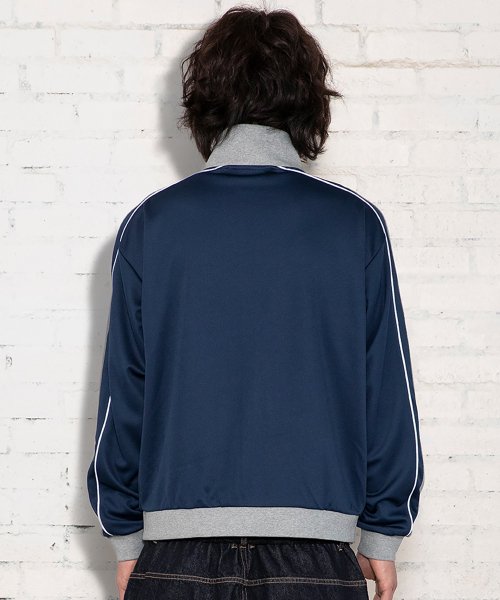 XTONZ(エクストーンズ)の「XJ140 スリムフィット アプリケ パイピング トラック ジップアップ (NAVY)(ナイロンジャケット・レディース・その他・MEDIUM/LARGE)」の8枚目の写真
