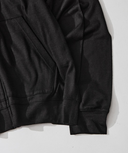 WRAPINKNOT（ラッピンノット）の「【WRAPINKNOT/ラッピンノット】Zip Hoodie（パーカー・メンズ・ブラック/ダークグレー・3/2）」の9枚目の写真