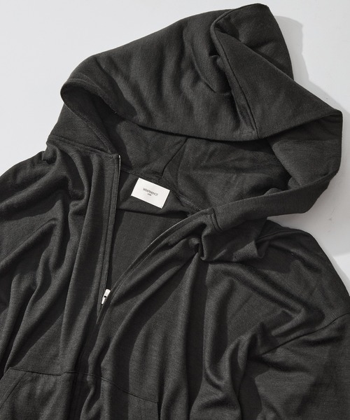 WRAPINKNOT（ラッピンノット）の「【WRAPINKNOT/ラッピンノット】Zip Hoodie（パーカー・メンズ・ブラック/ダークグレー・3/2）」の17枚目の写真