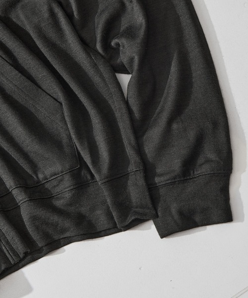WRAPINKNOT（ラッピンノット）の「【WRAPINKNOT/ラッピンノット】Zip Hoodie（パーカー・メンズ・ブラック/ダークグレー・3/2）」の18枚目の写真