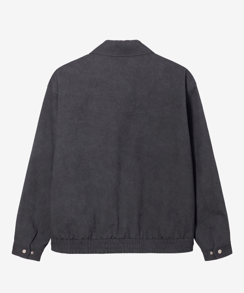 MINDBRIDGE（マインドブリッジ）の「[COUTURE]ピグメントウォッシュ ジップアップ セミオーバーサイズ ブルゾン（ブルゾン・メンズ・チャコールグレー・100/110/95/105）」の5枚目の写真