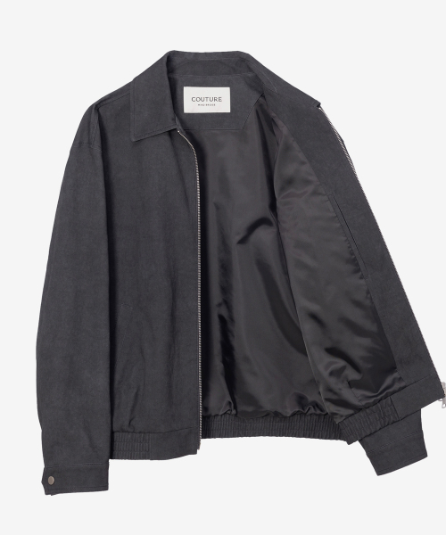 MINDBRIDGE（マインドブリッジ）の「[COUTURE]ピグメントウォッシュ ジップアップ セミオーバーサイズ ブルゾン（ブルゾン・メンズ・チャコールグレー・100/110/95/105）」の6枚目の写真
