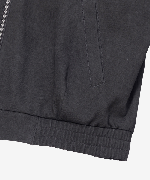 MINDBRIDGE（マインドブリッジ）の「[COUTURE]ピグメントウォッシュ ジップアップ セミオーバーサイズ ブルゾン（ブルゾン・メンズ・チャコールグレー・100/110/95/105）」の10枚目の写真